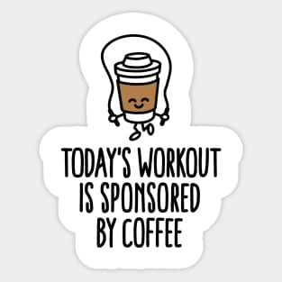 Today's workout is sponsored by aoffee Sticker